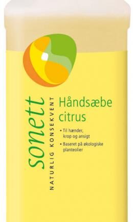 Sonett Håndsæbe Citrus   Ltr