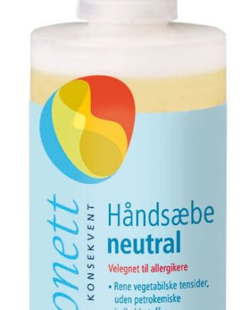 Sonett Håndsæbe Neutral Flydende 300 Ml