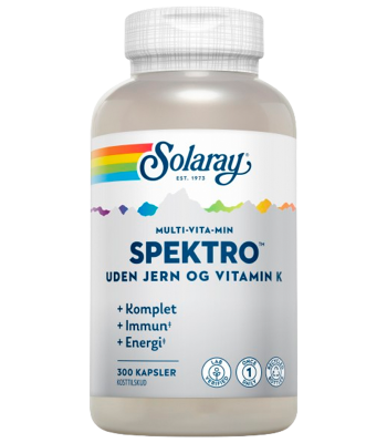 Spektro Uden Jern Og Vitamin   300 Kapsler