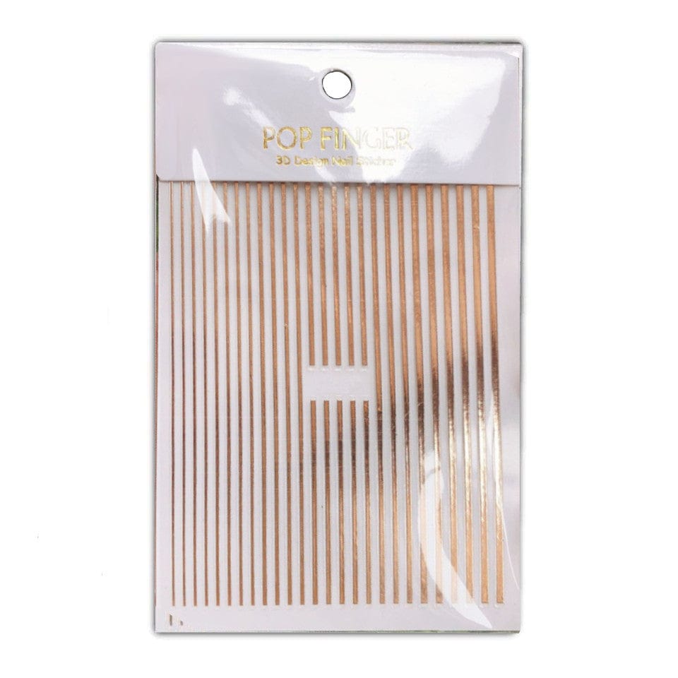 Striping Tape   Rose Guld   Klistermærke Nail Stickers Til Negle