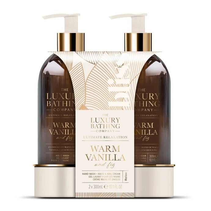 The Luxury Bathing Company Warm Vanilla   Fig 2x300ml