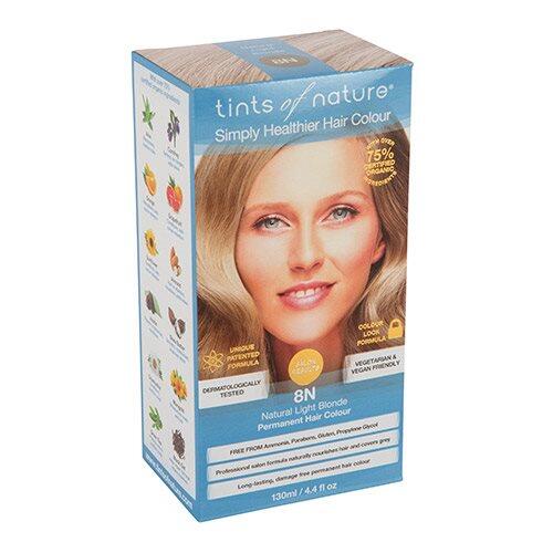 Tints Of Nature Hårfarve 8n Light Blonde  130ml