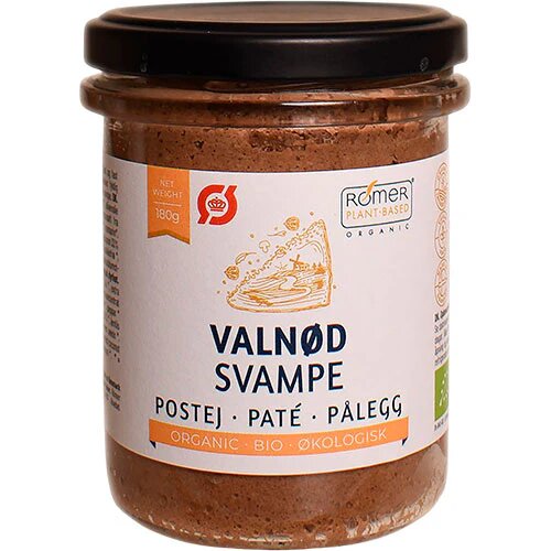 Valnød   Svampe Postej økologisk 180 Gram
