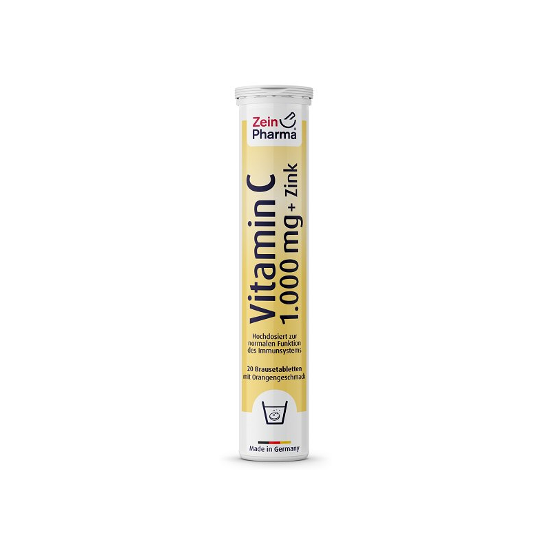Zein Pharma  -vitamin 1000 Mg Brusetablet 20 Stk   Kosttilskud Til Voksne