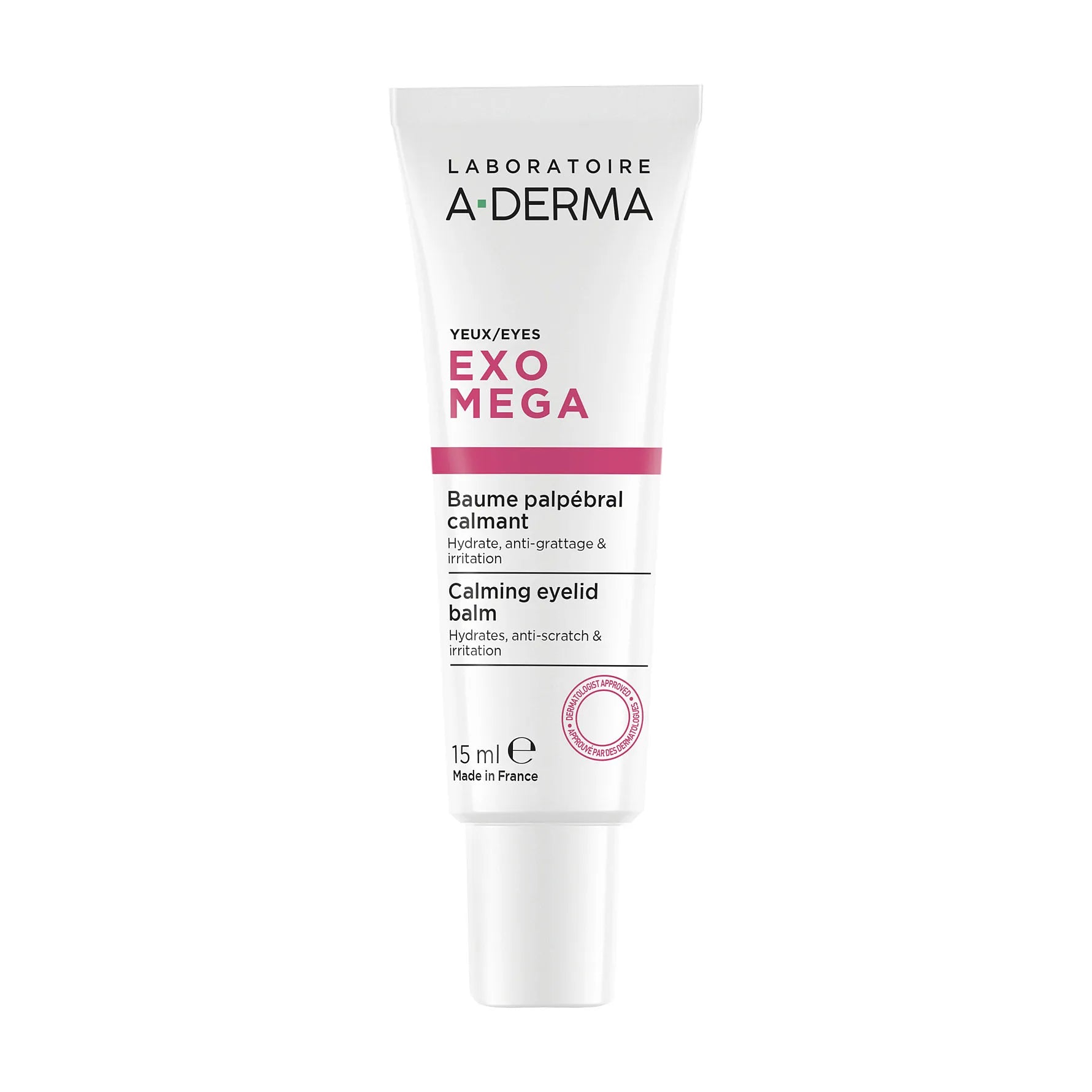 -derma Exomega Face Calming Eyelid Balm 15ml