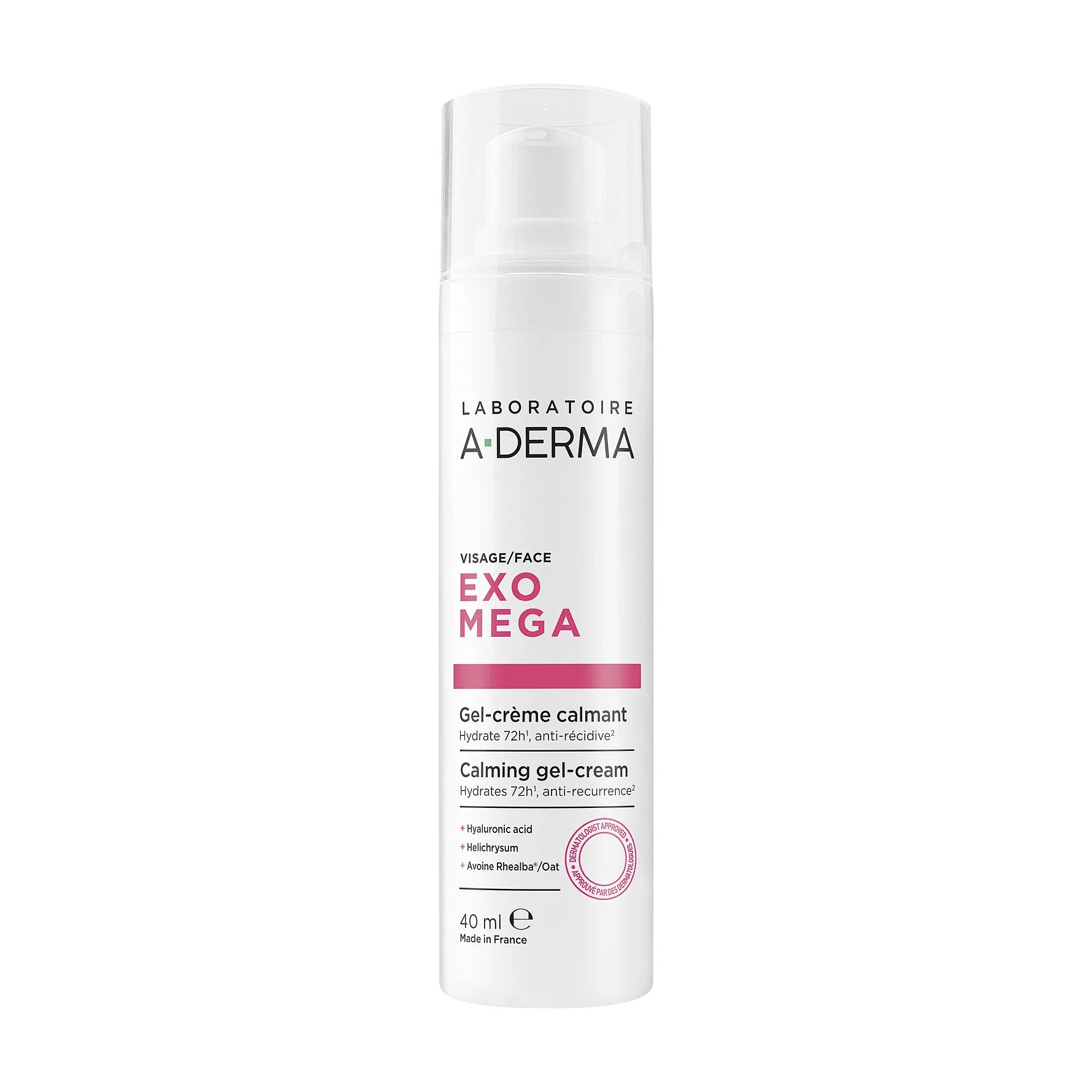 -derma Exomega Face Calming Gel-cream 40ml