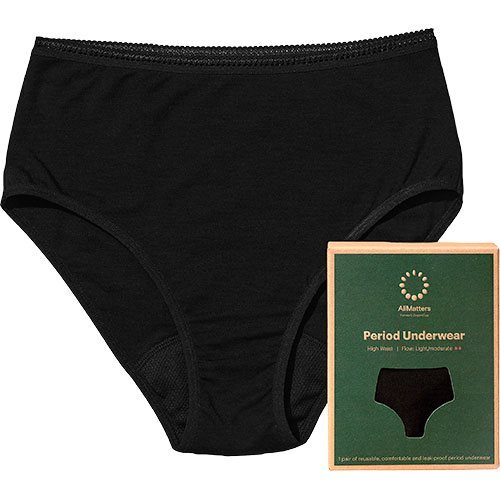 Allmatters High Waist Underwear Light Moderate   1pk