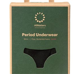 Allmatters Menstruationstrusser Bikini Underwear Moderate Heavy Xx