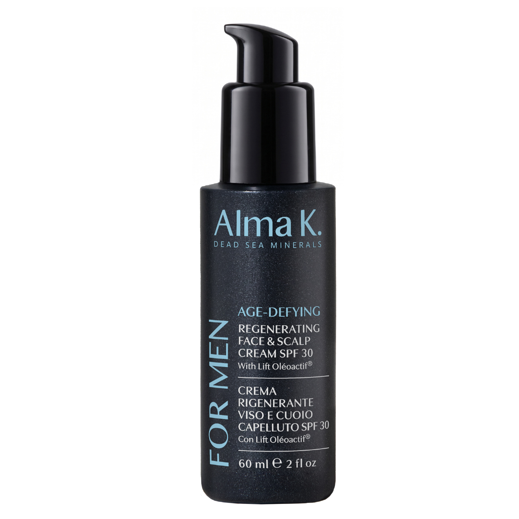 Alma For Men Age Defying Regenerating Face Scalp Cream Spf 30- 60 Ml