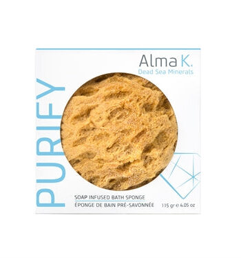 Alma   Purify Soap Infused Bath Sponge Box
