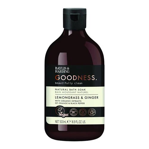 Badesæbe Lemongrass   Ginger Baylis   Harding Goodness 500 Ml