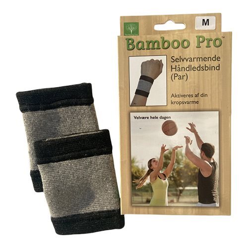 Bamboo Pro Håndledsbind  Selvvarmende  Str