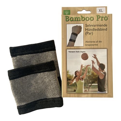 Bamboo Pro Håndledsbind  Selvvarmende  Str