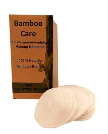 Bamboo Pro Makeup Rondeller Genanvendelige  10stk