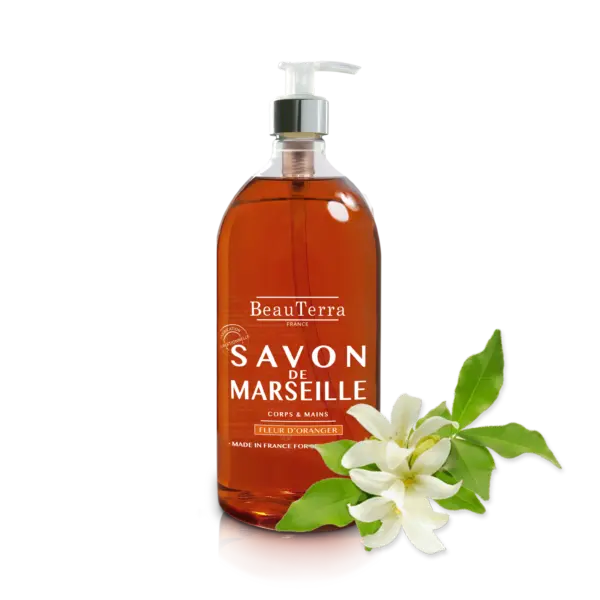 Beau Terra Marseille Liquid Soap Orange Blossom  300ml