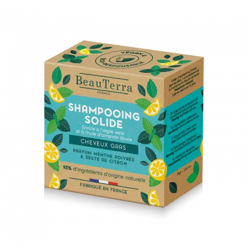 Beau Terra Shampoo Bar Oily Hair  75g
