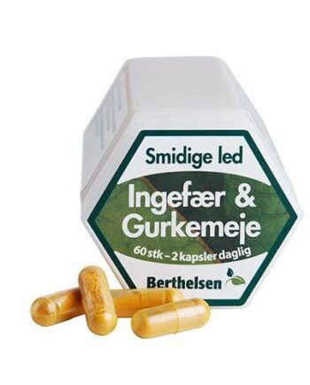 Berthelsen Ingefær   Gurkemeje  60kap