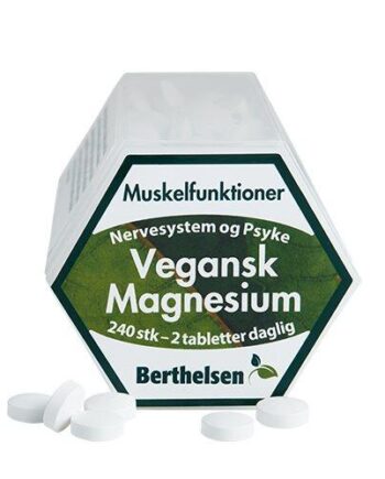 Berthelsen Magnesium Vegansk  240tab