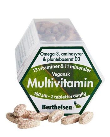 Berthelsen Multivitamin Vegansk  180tab