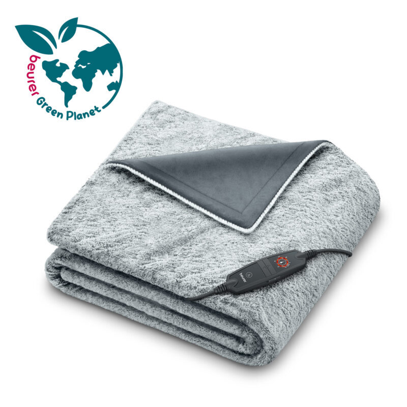 Beurer Green Planet Varmeplaid Hd 75  Grå