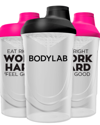 Bodylab Shaker Bottle White Black