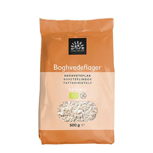 Boghvedeflager økologisk 500 Gram