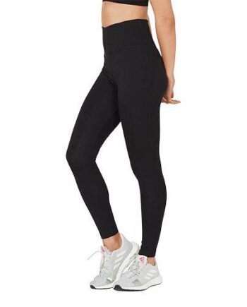 Boody Sports Tights Højtalje Dame Sort  Str