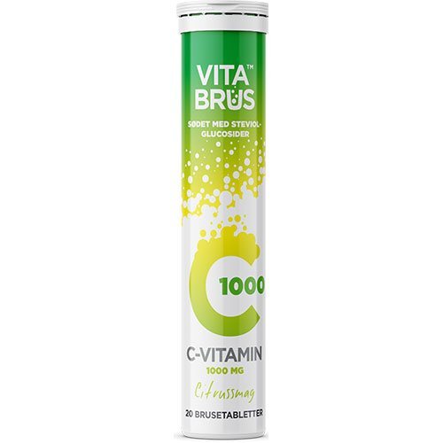 -vitamin Brusetabletter Citrussmag 20 Tabletter