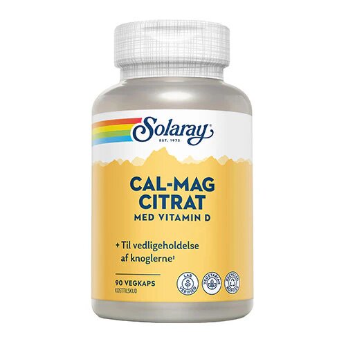 Cal-mag Citrat Med Vitamin 90 Kapsler