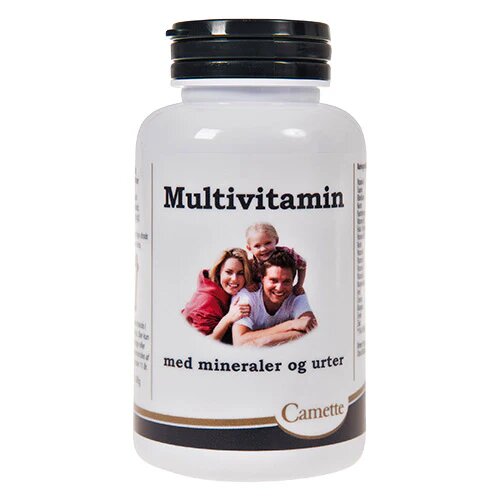 Camette Multivitamin Med Mineraler 120 Tab