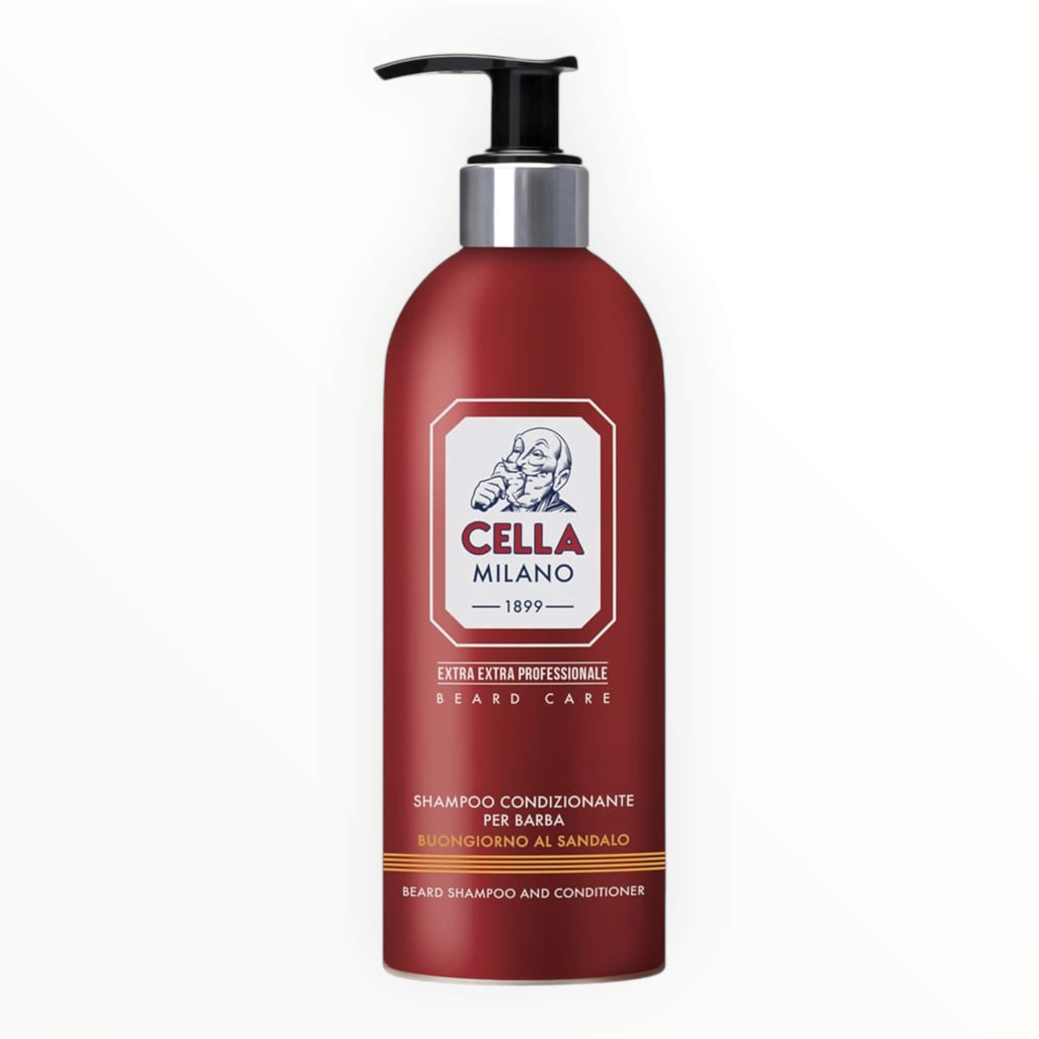 Cella Milano Plejende Skægshampoo  Buongiorno Al Sandalo  500 Ml