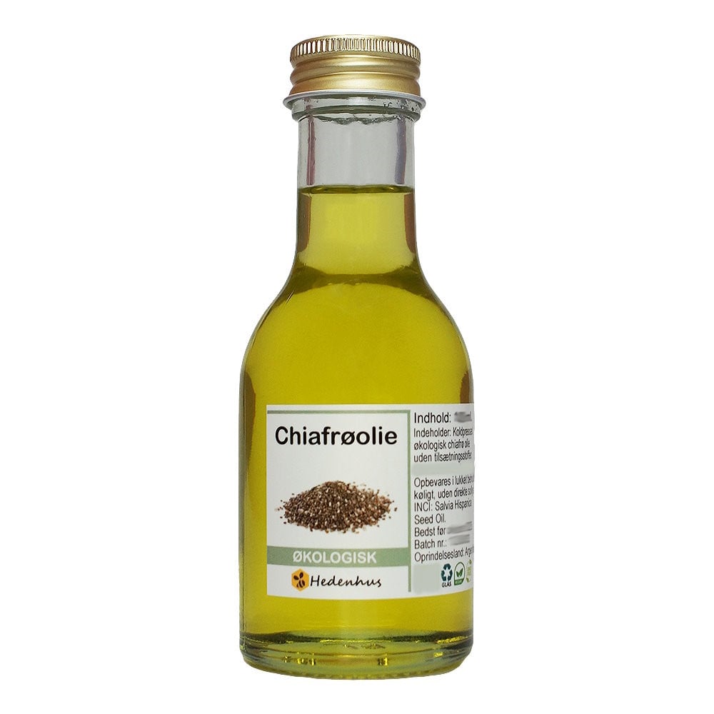 Chiaolie økologisk Koldpresset 50 Ml   Rig På Omega    Fugtgivende  Hurtigt Absorberende   Hedenhus   Til Hud Og Hår