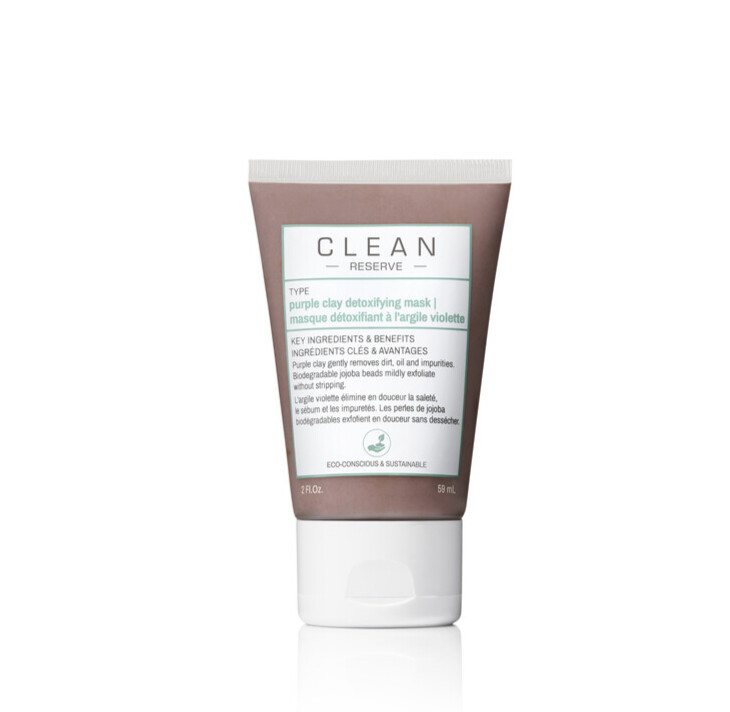 Clean Reserve Purple Clay Detoxifying Face Mask 59 Ml