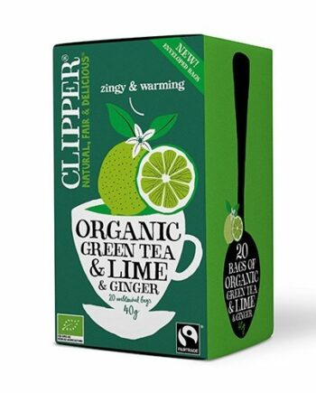 Clipper Grøn Te    Lime   Ingefær    40g