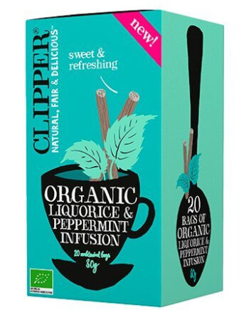 Clipper Lakridsrod   Pebermynte Te    30g