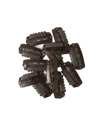 Clips Til Extensions Mørkebrun Lo