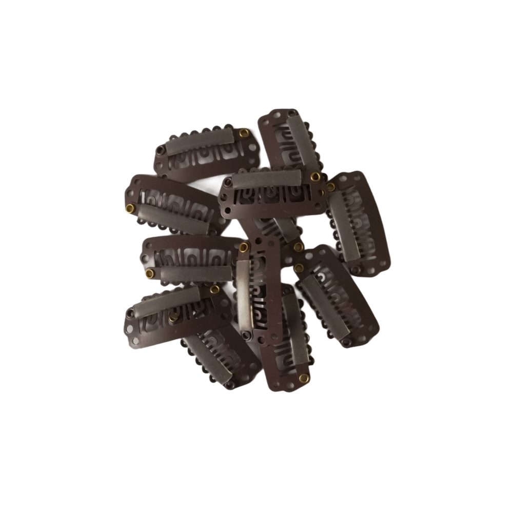 Clips Til Extensions Mørkebrun Lo