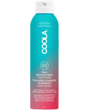 Coola Clear Sunscreen Spray Guava Mango Spf50 177ml