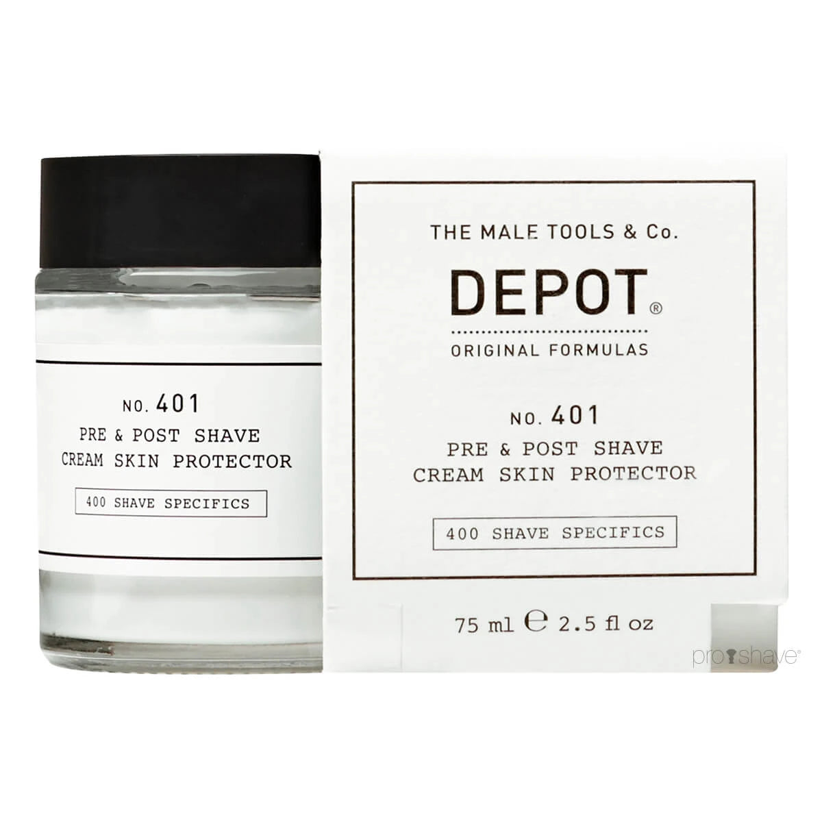 Depot The Male Tools   Co  Pre   Post Shave Cream Skin Protector  No  401  75 Ml