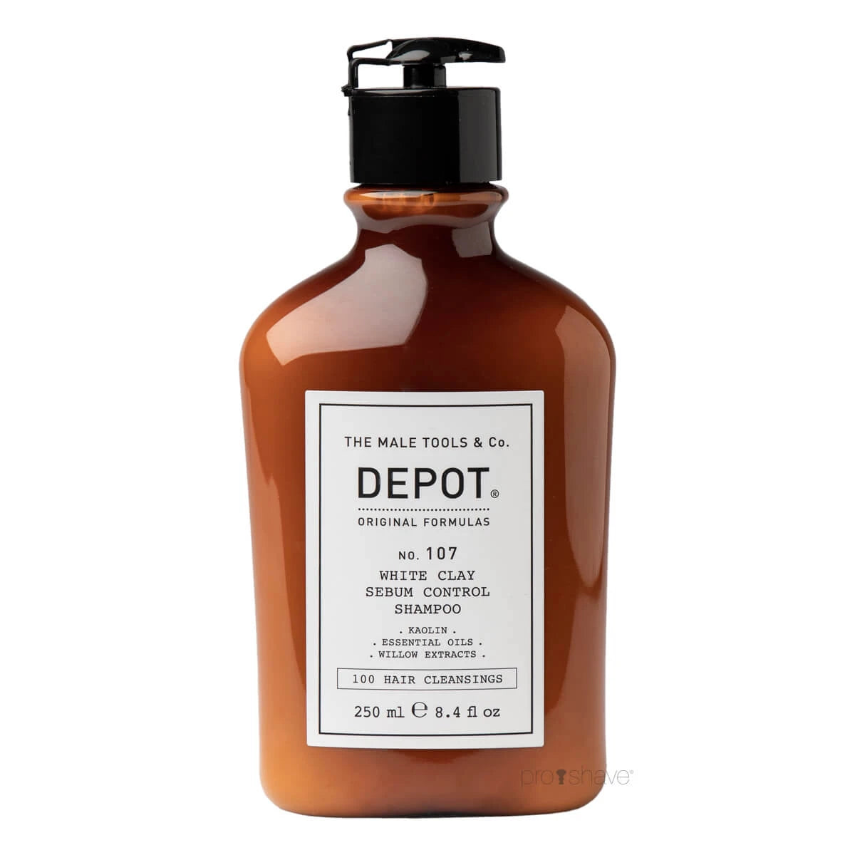 Depot The Male Tools   Co  White Clay Sebum Control Shampoo  No  107  250 Ml