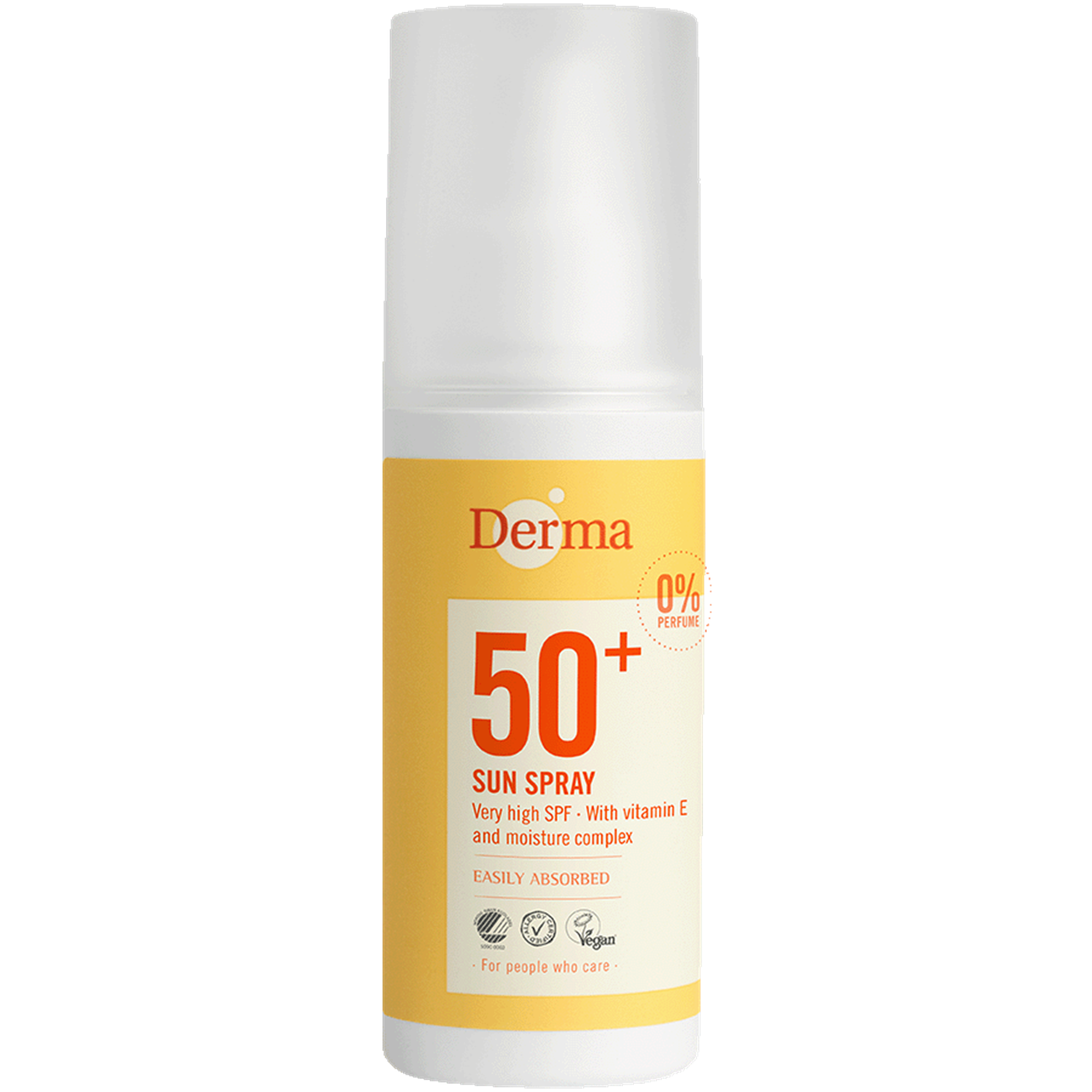 Derma Sun Solspray Spf50 150 Ml Vandfast Solcreme