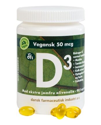 Dfi D3 Vitamin 50 Mcg Vegansk  90 Kap   40
