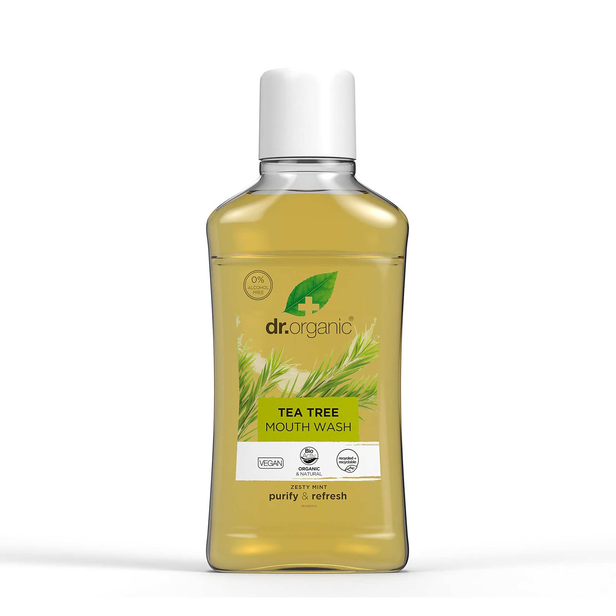 Dr  Organic Mundskyl Tea Tree 500 Ml