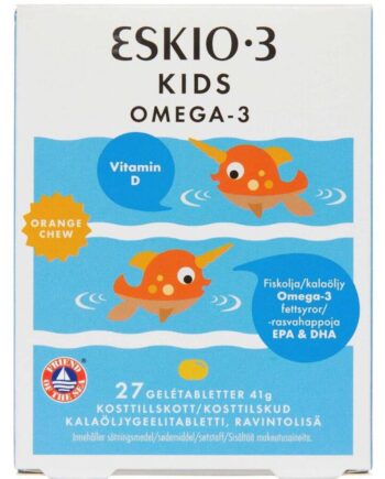 Eskio-  Kids Omega-  Orange Chew Geltabeletter 41g