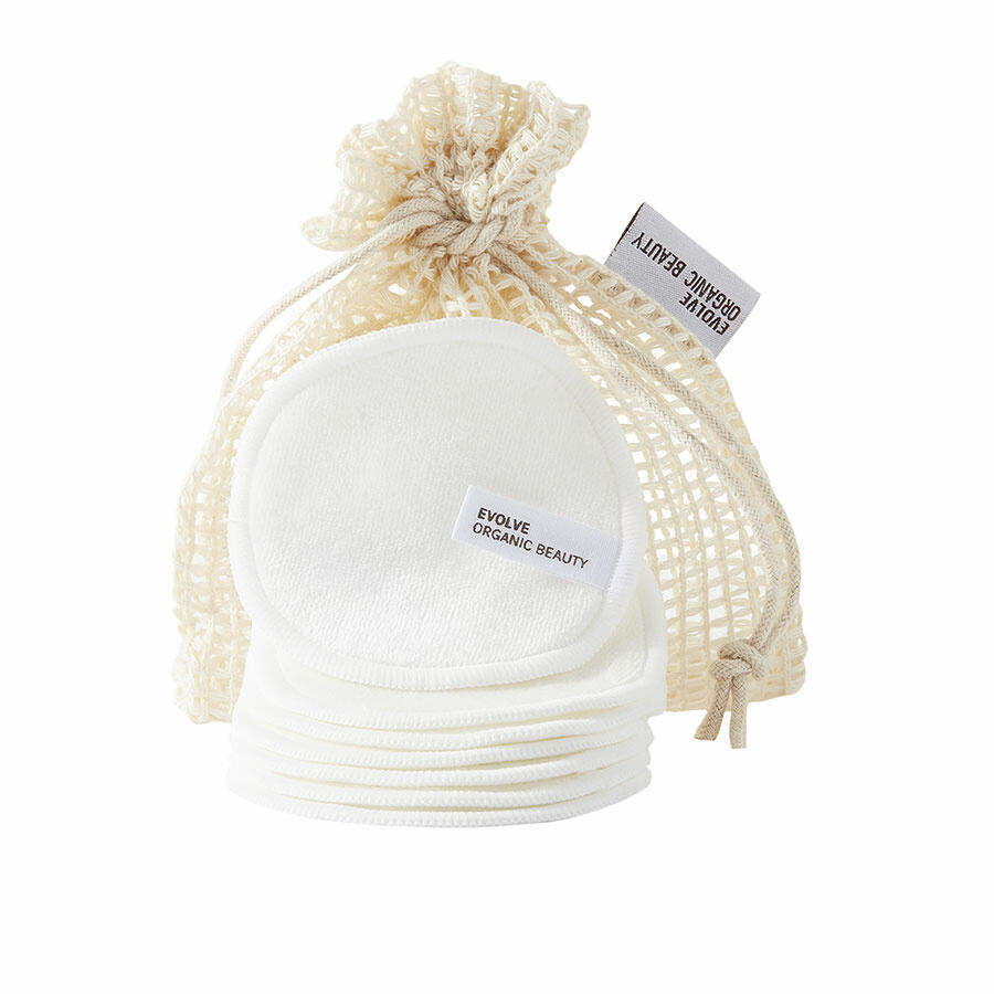 Evolve Bamboo Reusable Makeup Remover Pads    Stk