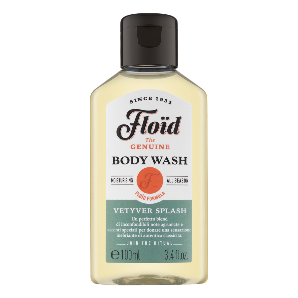 Floã   Body Wash  Vetyver Splash  100 Ml