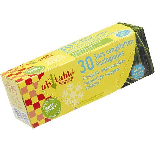 Fryseposer Af Bioplastik 30 Stk 1l   Pk