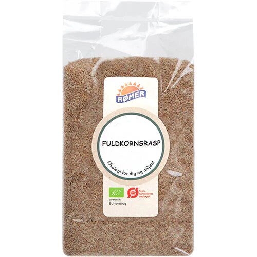 Fuldkornsrasp øko  300 Gram