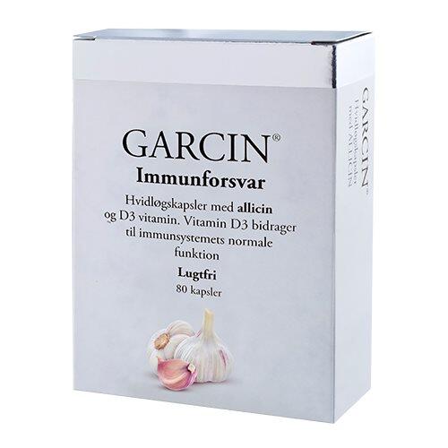 Garcin Hvidløg    D3 Vitamin  80kap
