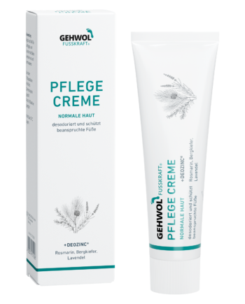 Gehwol Fusskraft Pleje Creme  Grøn  125 Ml  Til Svedige  Trætte Fødder